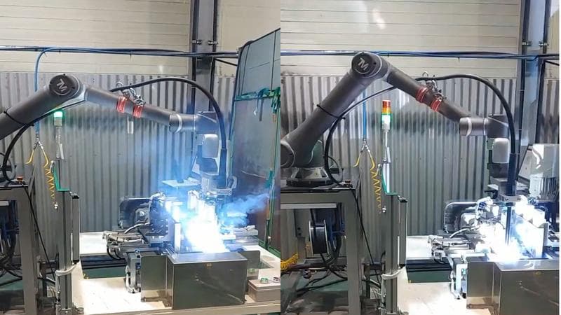 TM로봇을 활용한 CO2 용접 자동화